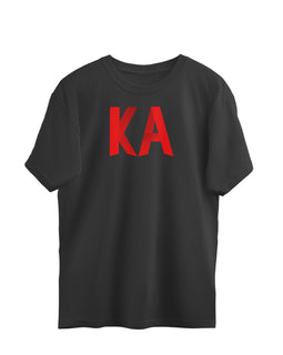 KA  - Kannada Over Size T-Shirt